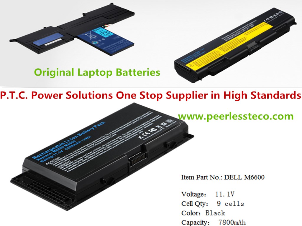 P.T.C. Laptop Batteries